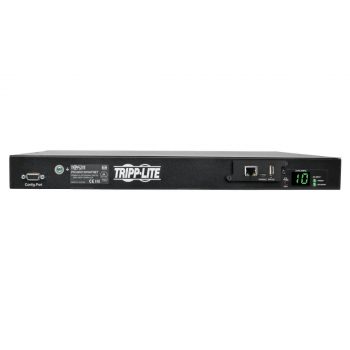 Tripp Lite Horizontal Switched 10AMP ATS/PDU, LX Platform, 240V Outlets (10x C13), 2x C14 Inlets, 3.6 m Cords, 1U - Image 4