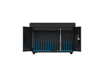 Uptime Systems 16 Bay USB Charge Station for Smartphones and Tablet PCs, Fast Charge, Lockable