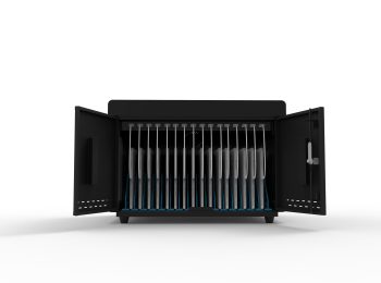 Uptime Systems 16 Bay USB Charge Station for Smartphones and Tablet PCs, Fast Charge, Lockable - Image 2