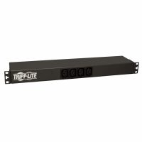 Tripp Lite 1.6?3.8kW Single-Phase 100?240V Basic PDU, 14 Outlets (12 C13 & 2 C19), C20 with L6-20P Adapter, 12 ft. Cord, 1U Rack-Mount