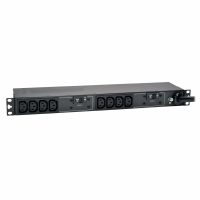 Tripp Lite 7.4kW Single-Phase 230V Basic PDU, 10 C13 Outlets, IEC 309 32A Blue Input, 3.6 m Cord, 1U Rack-Mount