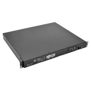 Tripp Lite Horizontal Switched 10AMP ATS/PDU, LX Platform, 240V Outlets (10x C13), 2x C14 Inlets, 3.6 m Cords, 1U