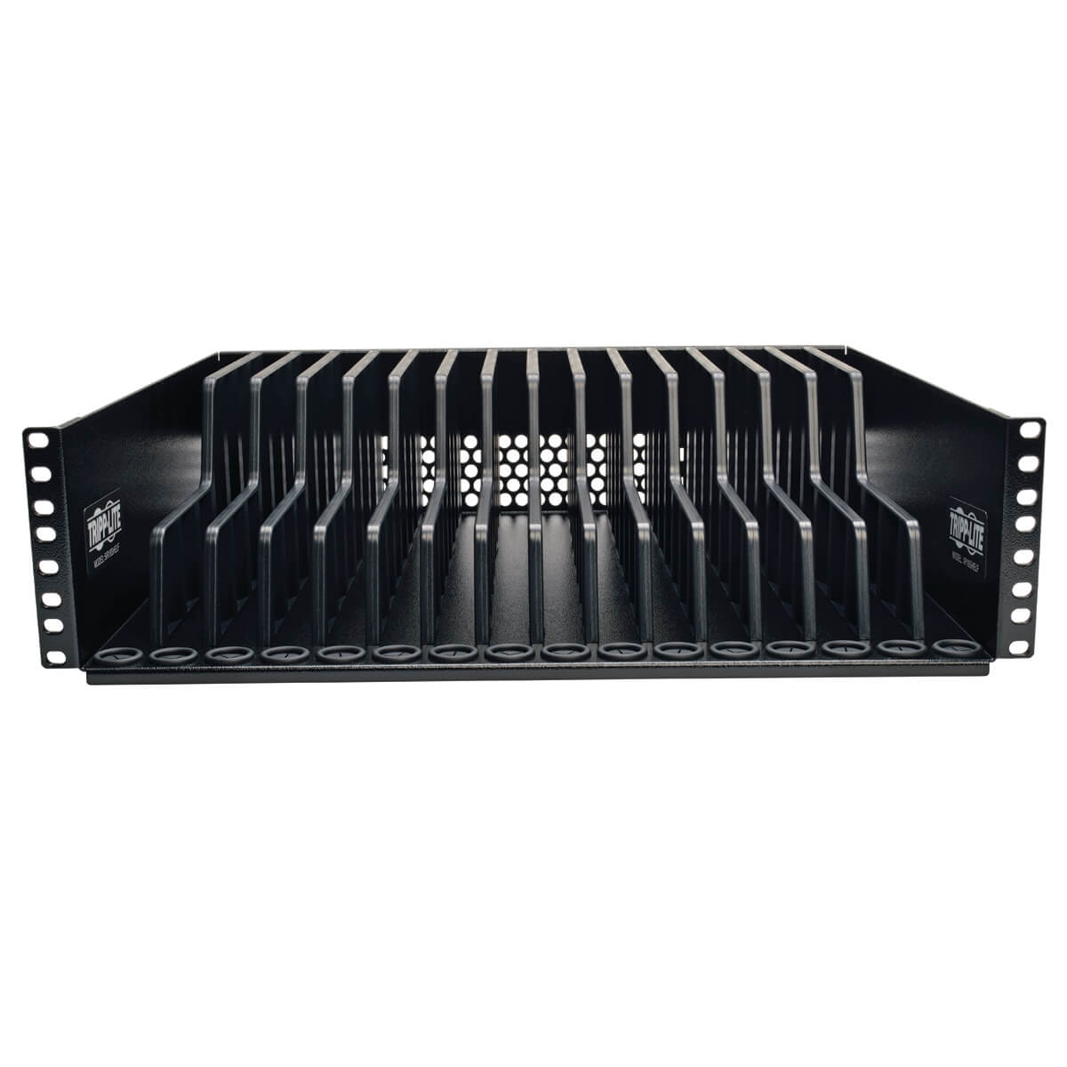 Tripp Lite 3U Rack-Mount Configurable Storage Shelf for Personal Electronics - Image 4